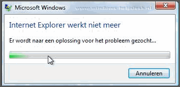 Internet Explorer werkt niet meer internet explorer werkt niet meer