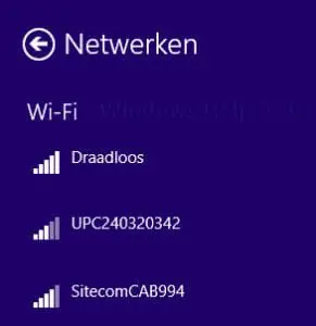 SSID uitschakelen