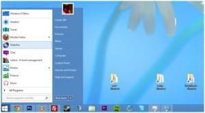 Startknop windows 8