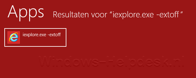 IE zonder invoegtoepassingen IE zonder invoegtoepassingen: