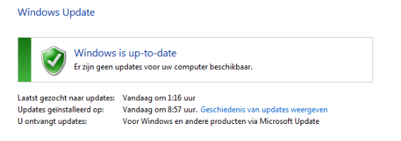 Windows is up -to-date