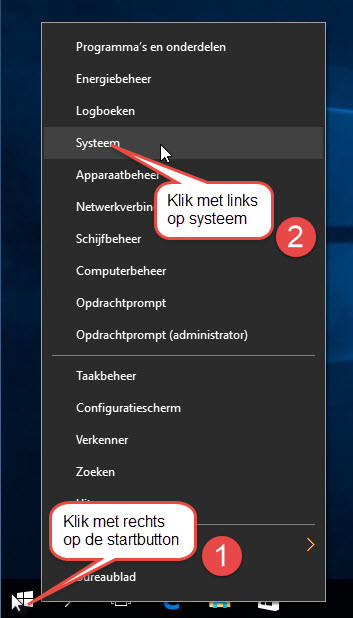 herstelpunt maken Windows 10