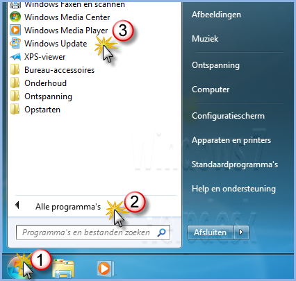 Windows op updates controleren