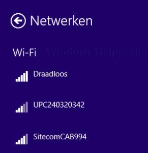 SSID uitschakelen