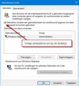 automatisch inloggen automatisch inloggen