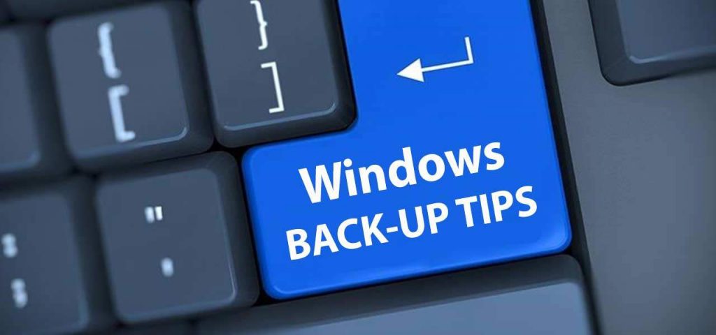 backup tips