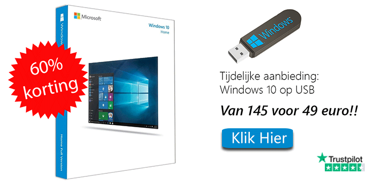 Windows 10 USB kopen