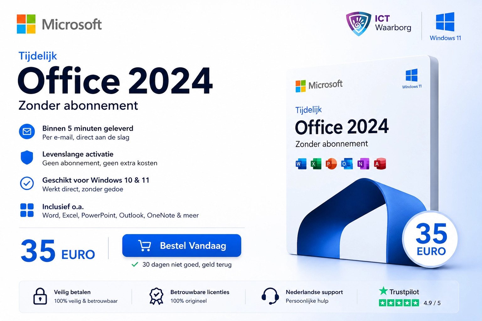 Microsoft Office 2024 aanbieding
