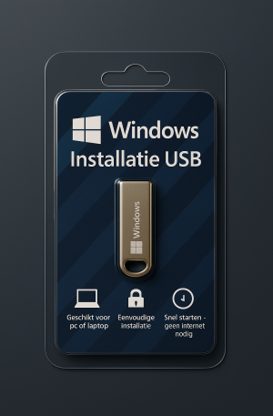 Windows 11 USB in de orginel verpakkingw