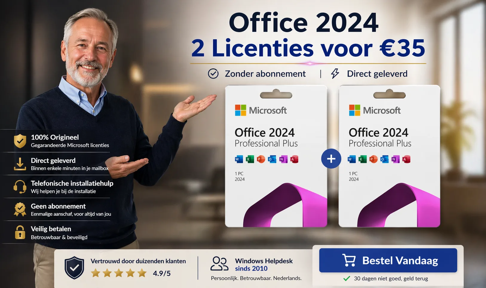Office 2024 aanbieding desktop
