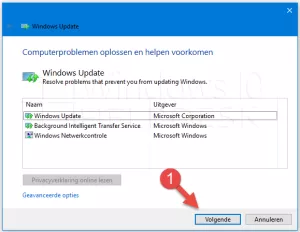 update problemen windows